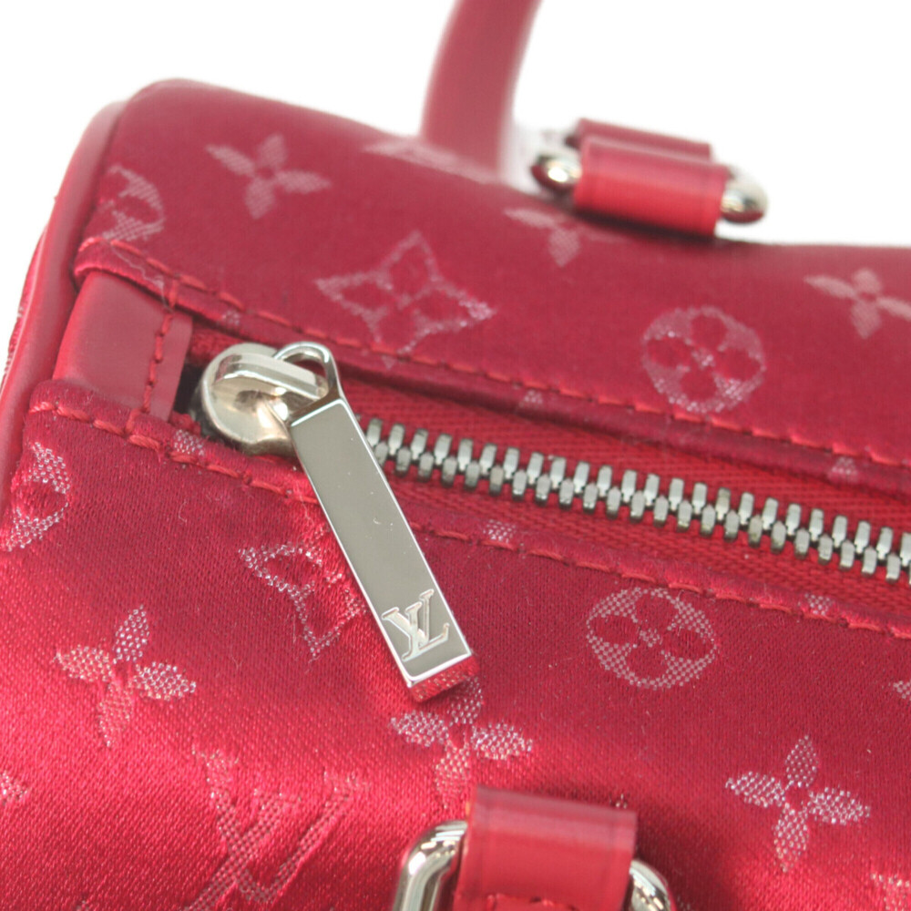 Louis Vuitton Red Monogram Satin Little Papillon - Picture 6 of 9
